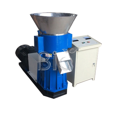 SKJ300 flat die pellet mill for organic fertilizer pellets