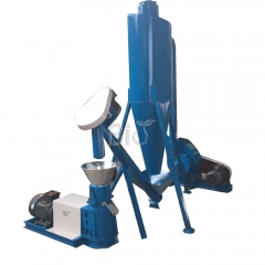 Small hammer mill pellet mill plant for home use