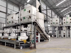 Thailand project 10T-12T Wood pellet production line