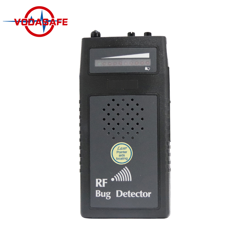 RF bug detector with Acoustic display + Plug-in Lens Finder + Laser-assisted direction indication VS-7LP
