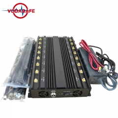 2.5W/Band High Power Mobile Phone Jammer with 16 Signal Antennas Customized Service