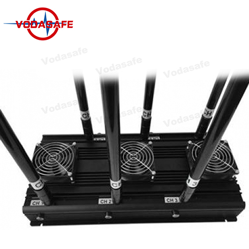 Drone Jammer System, GPS Jammer 130W Cellphone Jammer para 3G, 4G Smart Cellphone, Wi-Fi, Bluetooth