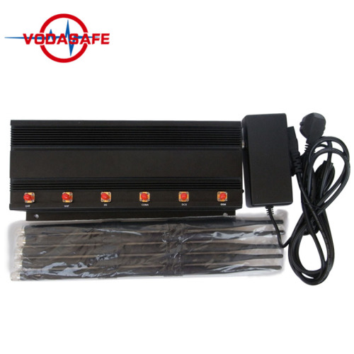 Multi-Functional 6 Antennas 6 Bands 3G 4G GPS  Signal Jammer