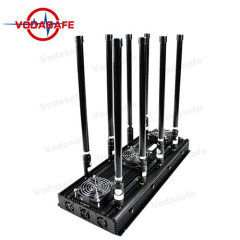 Udpated Version stationäre einstellbare 8 Antenne Signal Isolator High Power 3G / 4G Mobiltelefon, WiFi, GPS, Lojack
