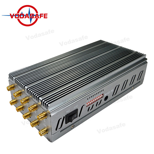 Batterie-tragbarer Störsender der hohen Leistung 8000mA volles Antennen-Störsender des Band-10 für GSM / 2g / 3G / 4glte / Wi-Fi5GHz / GPS / Lojack-Fe