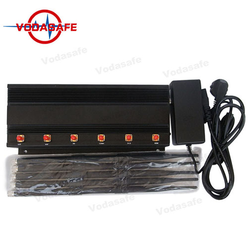 Multi-Functional 6 Antennas 6 Bands 3G 4G GPS  Signal Jammer