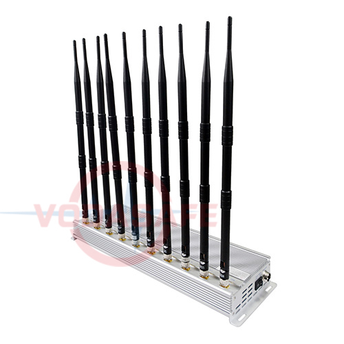 23W 10Bands Wifi Signal Stopper with Up 10 Antennas Signals Customzied Service