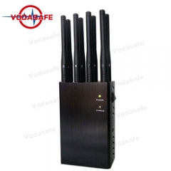 8 brouilleur tenu dans la main de téléphone portable d'antenne / brouillage pour des signaux de Lojack / réseau / à télécommande