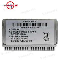 Batterie-tragbarer 10 Antennen-Störsender der hohen Leistung 8000mA für GSM / 2g / 3G / 4glte / Wi-Fi5GHz / GPS / Lojack-Fernbedienung