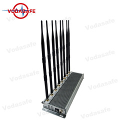 Mobile Phone Signal Jammer for 4G/3G/2g/WiFi2.4G/CDMA450MHz, Multi- Function Jammer/Blocker for VHF/UHF