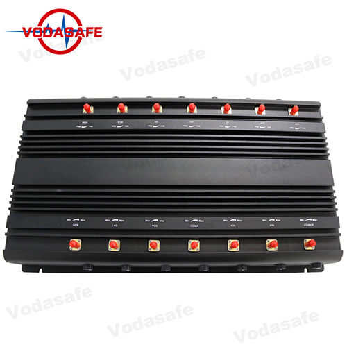 Multi-Functional Vehicle Jammer for GPSL3+L4 3G/4G/VHF/UHF Jamming Range is 50m