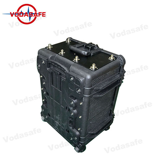 Abdeckung Radius 500-1000m, Portable 6CH Jammer mit Pelican Case Jammer, Drohne Jammer hoher Qualität Uav Blocker zum Verkauf