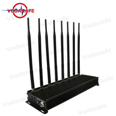 Jammer de vehículos 3G / 4G / Lojack / Mobile / Gps para RC433MHz / 315MHz / 868MHz