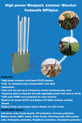 Emisión militar de Manpack para GSM / 2g / 3G / 4glte / Wi-Fi / GPS / radio inalámbrico de la cubierta de la cámara 50-100m