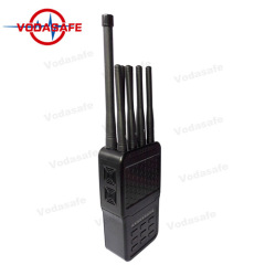 Portable 8 Antennas Vehicle Jammer Work For GPS Tr...