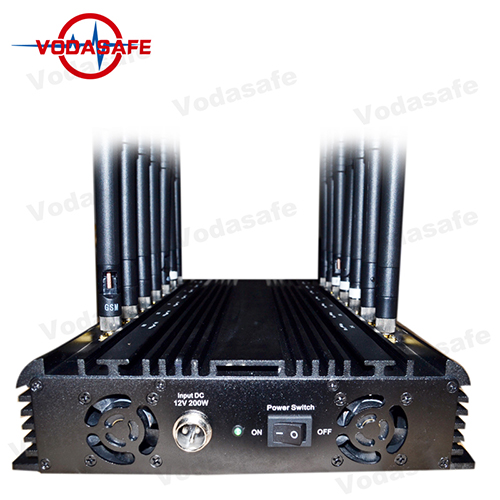14 Antenne Vehicle Jammer für GSM / 2G / 3G / 4Glte / Remote315 / 433MHz / VHF / UHF