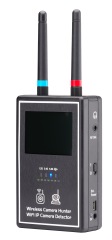 Detector de señal wifi para cámaras inalámbricas con detección de bandas de tres frecuencias