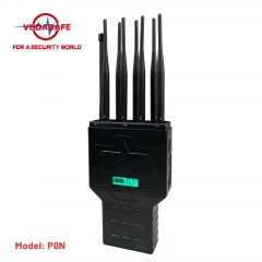 Schwarze Farbe acht Antennen Mobile Frequency Blocker mit Telefon-Netzwerk-Blockierung