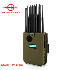 Venta caliente portátil Jammer CDMA GSM GPS Bluetooth 5g teléfono celular Jammer de señal