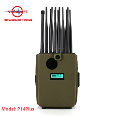 Горячие продажи портативный глушитель CDMA GSM GPS Bluetooth 5g сотовый телефон сигнал глушитель