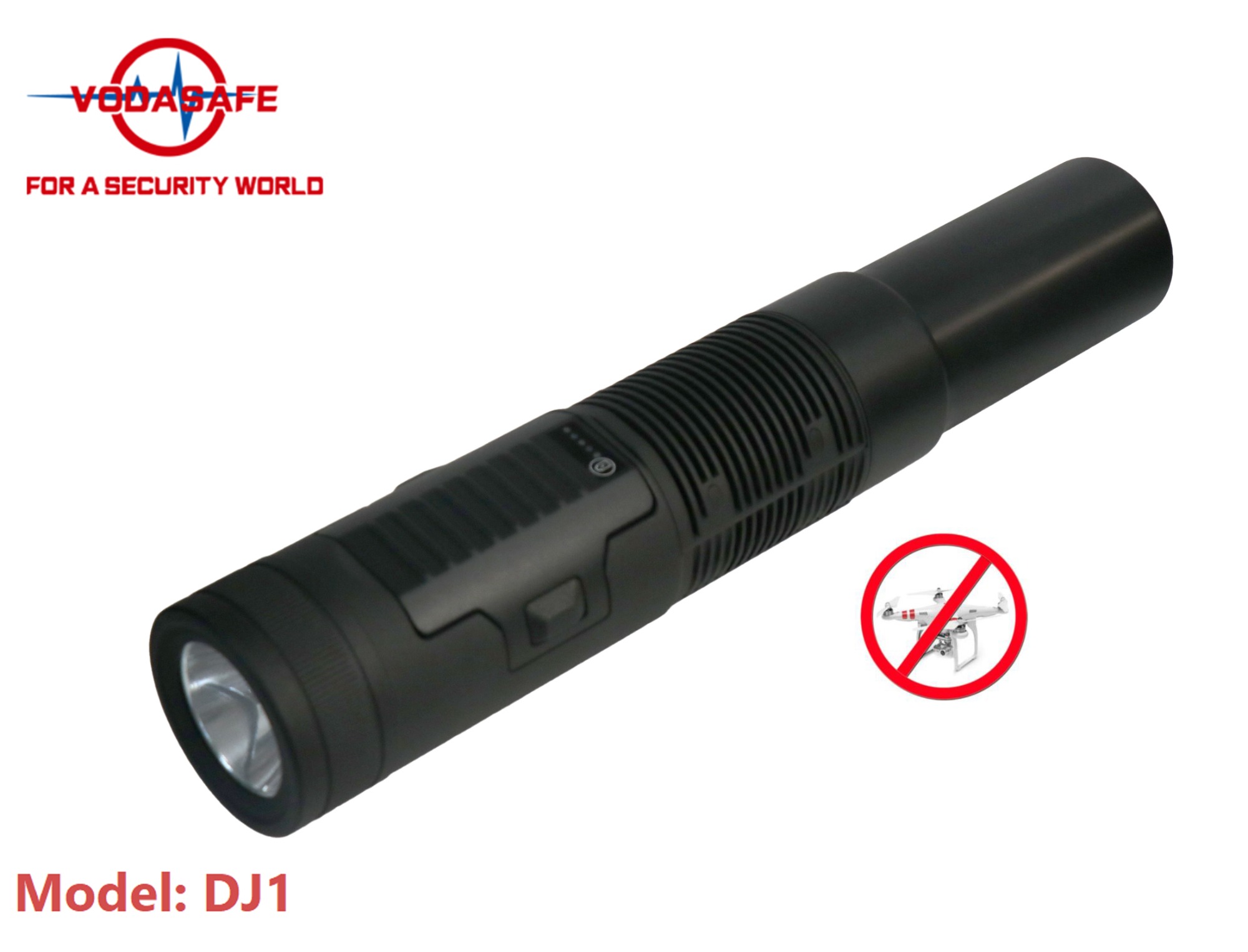 vodasafe Portable flashlight drone Jammer DJ1