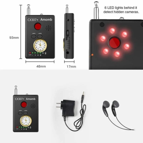 Anti Espía Cámara Oculta Wiretapping Rastreador Pen GPS Coche Señal RF Dispositivo Detector