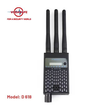 Dispositivo de escucha profesional Detector GPS Espía Cámara estenopeica Escáner GPS RF inalámbrico Detectores de teléfonos móviles