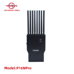16W Handheld 16-band Portable Cell Phone Signal Jammer