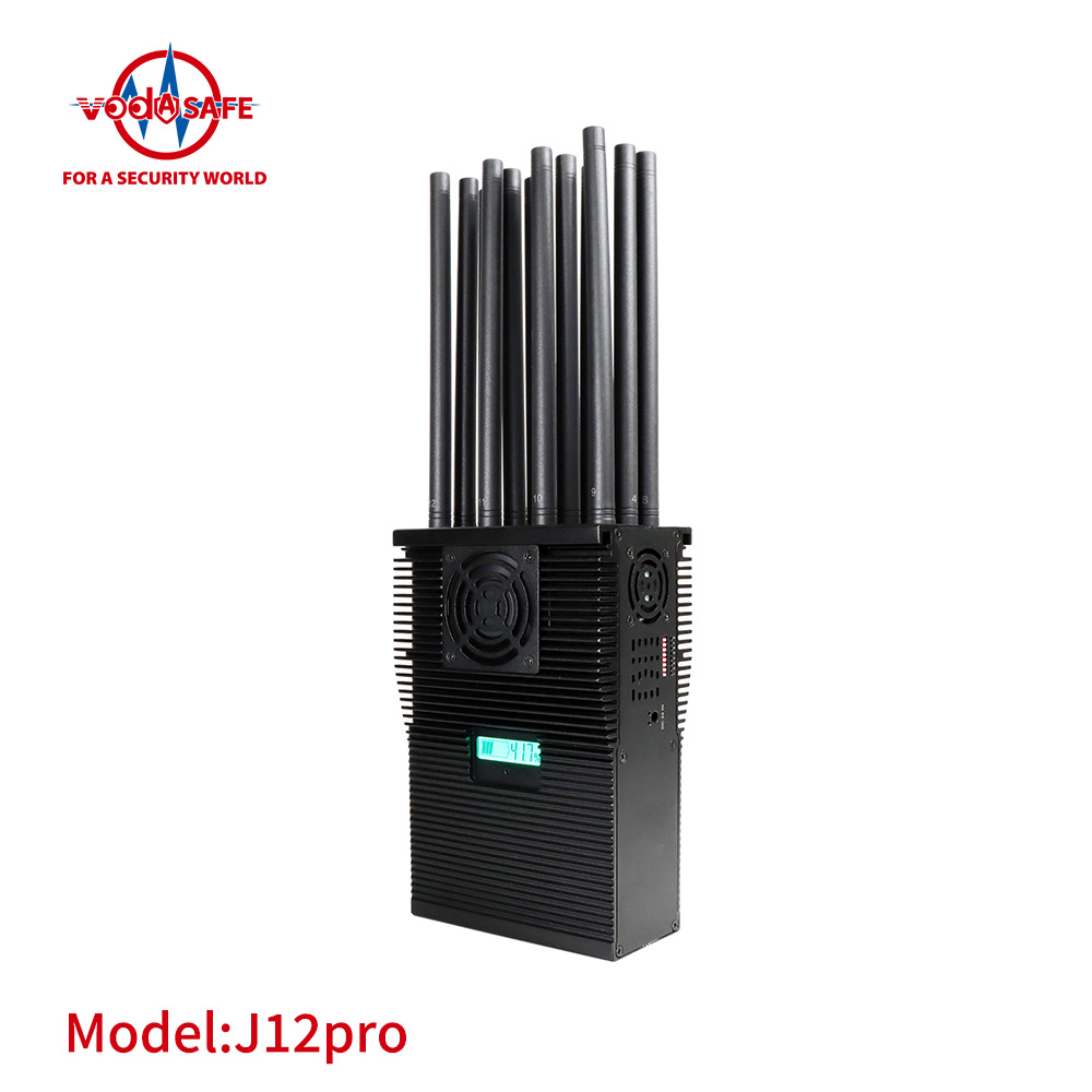 J12Pro Hochleistungs-Handheld-Signalstörsender mit 12 Antennen