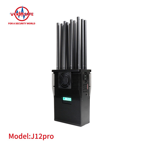 J12Pro Hochleistungs-Handheld-Signalstörsender mit 12 Antennen