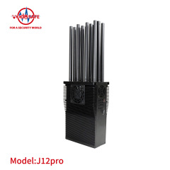 J12Pro Hochleistungs-Handheld-Signalstörsender mit 12 Antennen