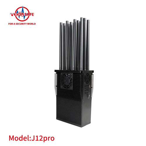 J12Pro Hochleistungs-Handheld-Signalstörsender mit 12 Antennen