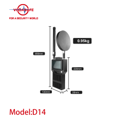 Handheld drone detector Real-time vibration warning Low false alarm rate