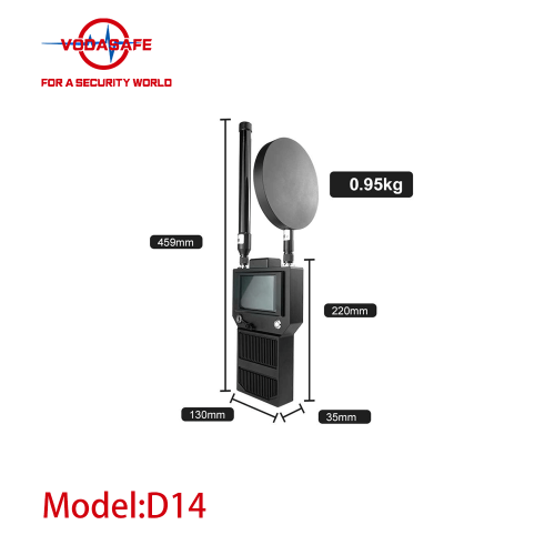 Handheld drone detector Real-time vibration warning Low false alarm rate