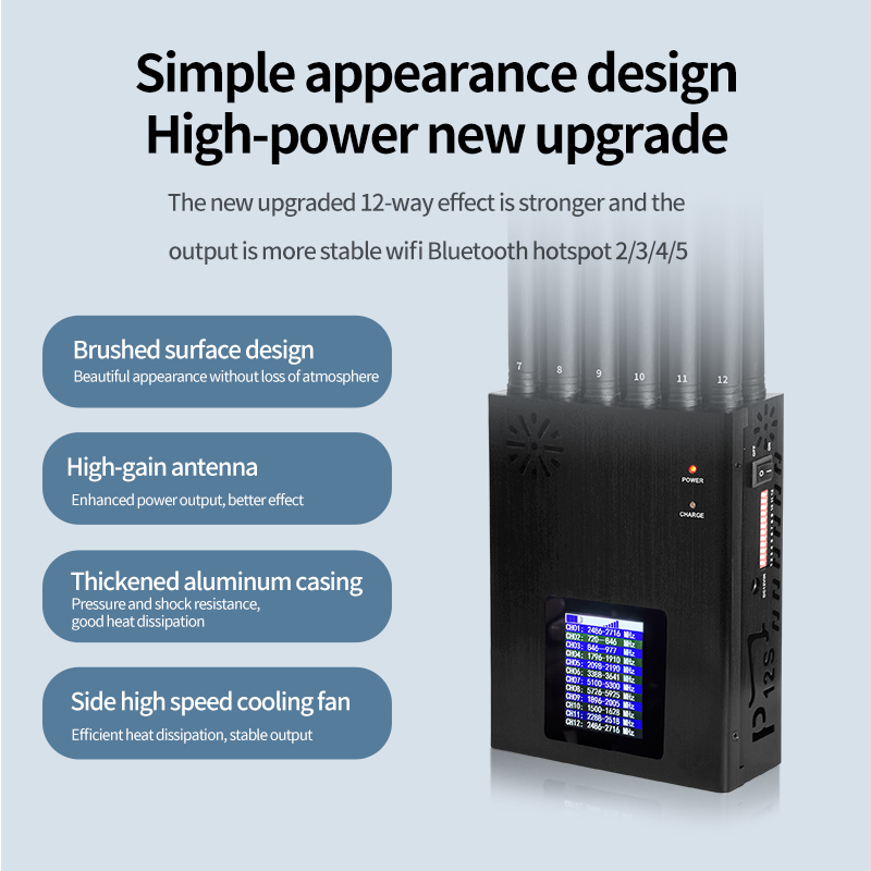 Full Band 12 Antenne Signal Jammer