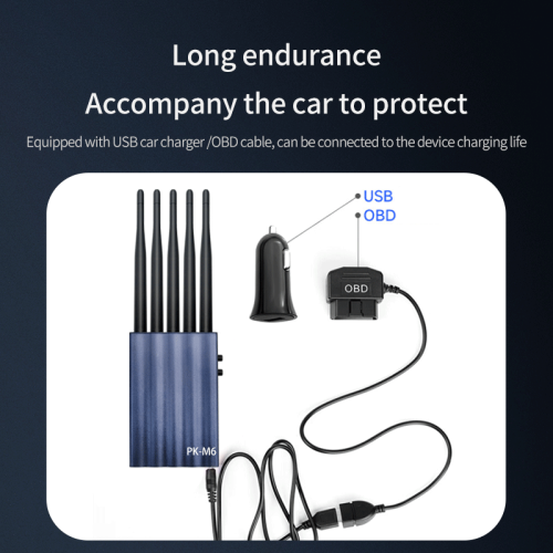 Портативный 5 антенн блокировки GPS 4G сигнал блокиратор глушитель