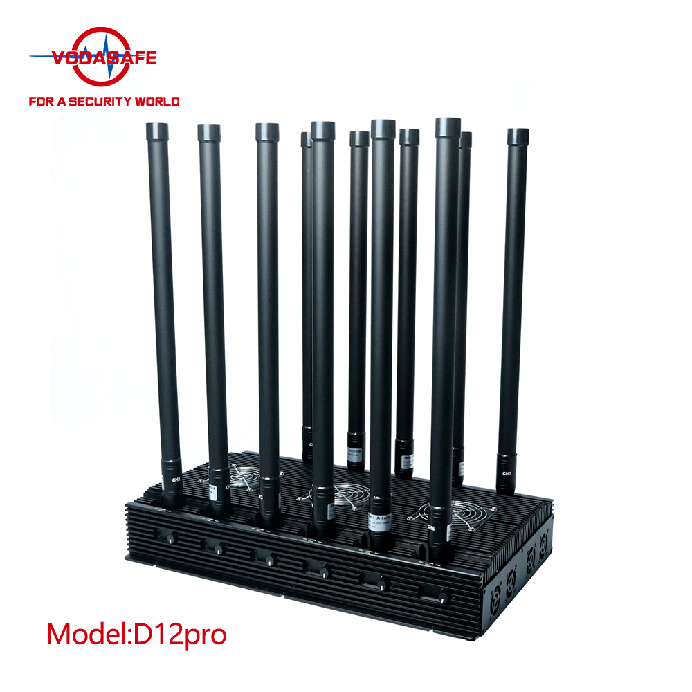 Постоянный джаммер/блокер 12 диапазонов высокой мощности Vodasafe D12Pro
