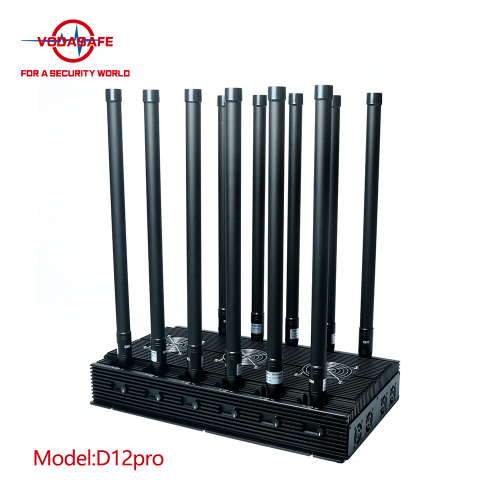 Постоянный джаммер/блокер 12 диапазонов высокой мощности Vodasafe D12Pro