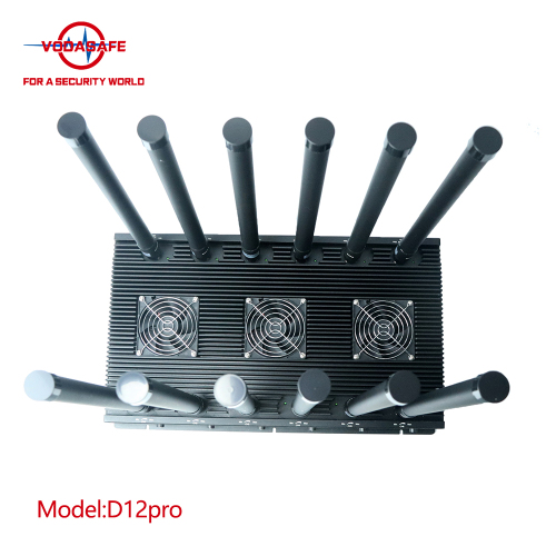 Постоянный джаммер/блокер 12 диапазонов высокой мощности Vodasafe D12Pro