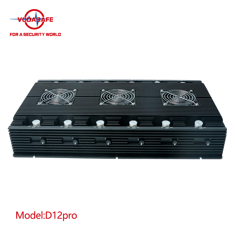 Постоянный джаммер/блокер 12 диапазонов высокой мощности Vodasafe D12Pro