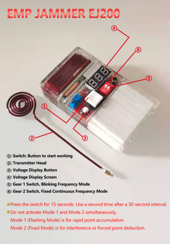 SZ Vodasafe VS-EJ200 High-Performance EMP Jammer
