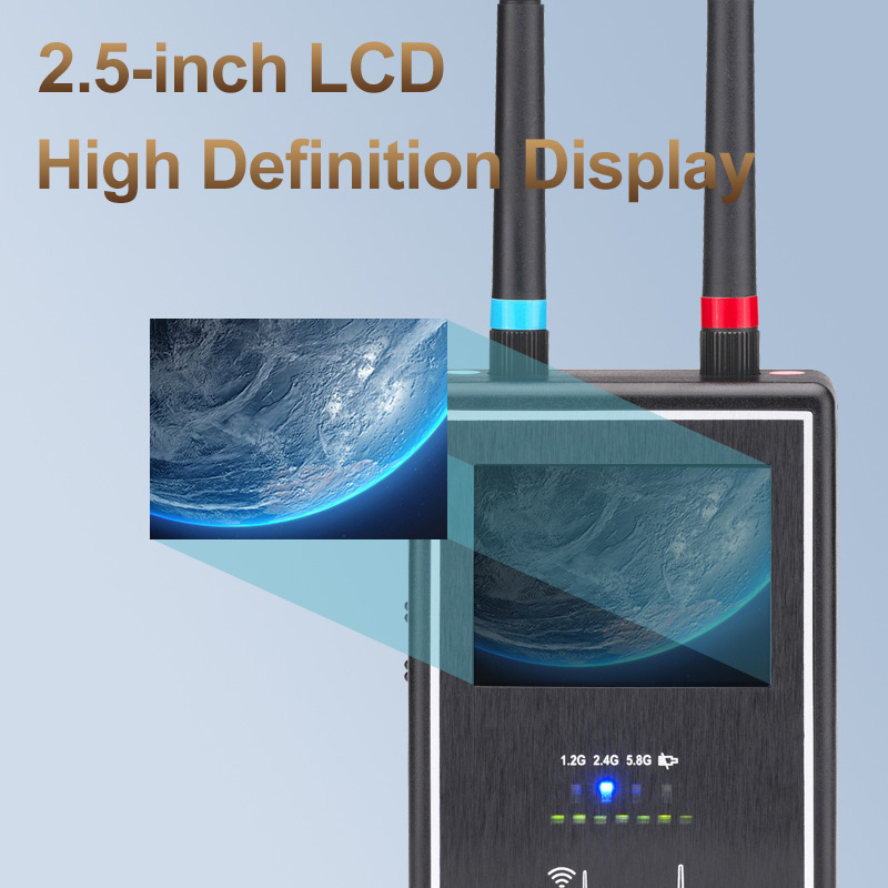 Wifi Signal Detector для беспроводных камер с тремя частотными диапазонами, обнаруживающими
