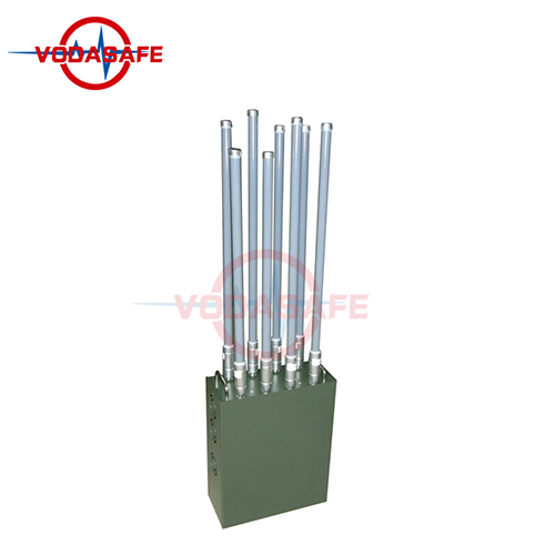 Militaire Man Pack 3G / 4G / UHF / Wi-Fi / GPS Rayon de couverture du brouilleur 50-100m