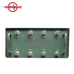 Militaire Man Pack 3G / 4G / UHF / Wi-Fi / GPS Rayon de couverture du brouilleur 50-100m