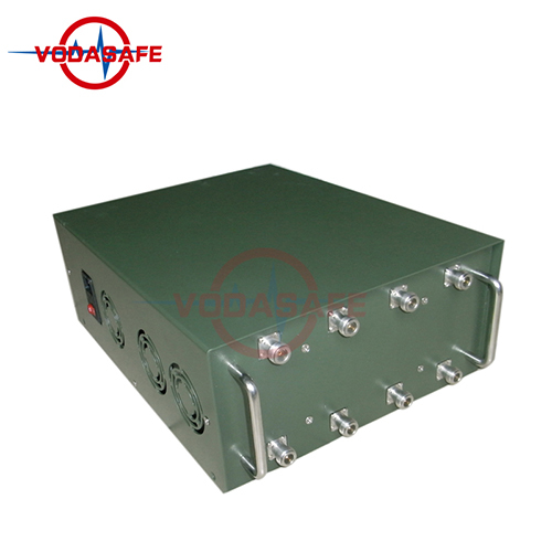 Militaire Man Pack 3G / 4G / UHF / Wi-Fi / GPS Rayon de couverture du brouilleur 50-100m