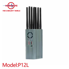 Vodasafe Новейший портативный глушитель сигнала мобильного телефона с 12 антеннами Plus