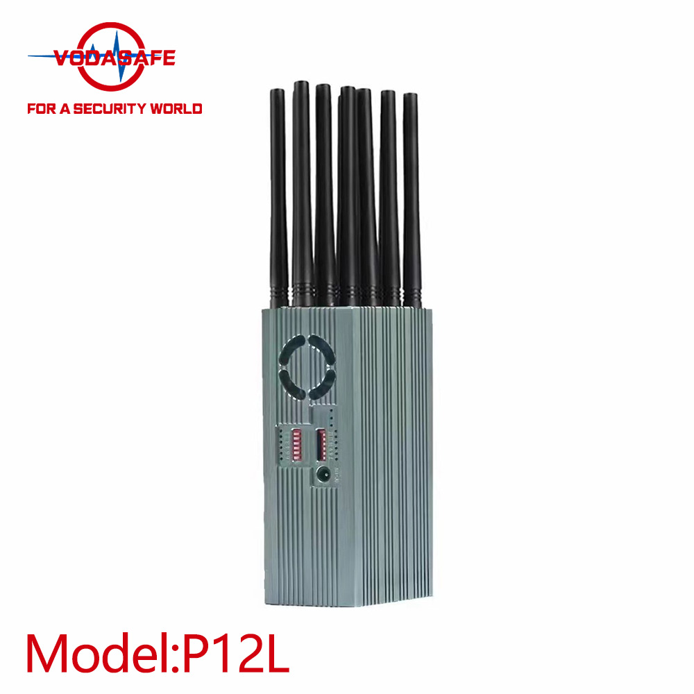 Vodasafe Новейший портативный глушитель сигнала мобильного телефона с 12 антеннами Plus