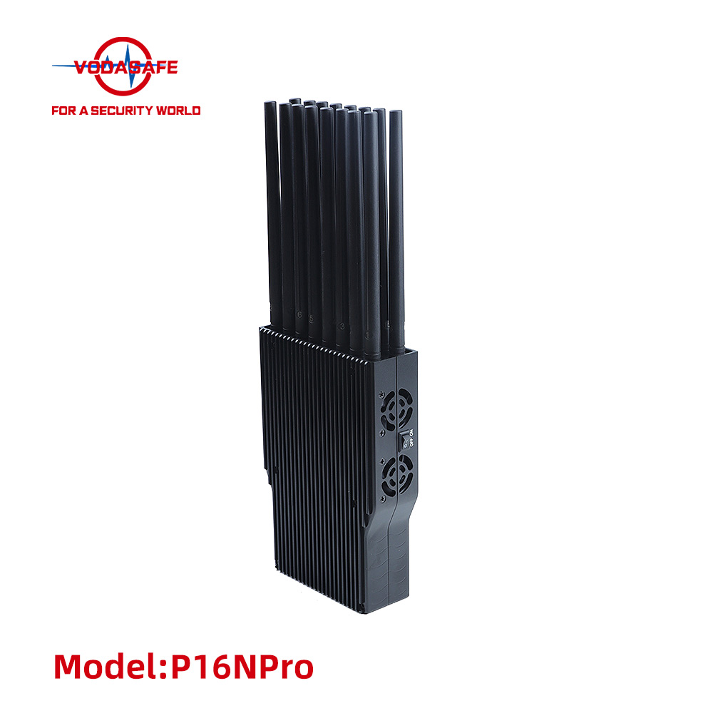 Vodasafe P16NPRO 16W bloqueador de señal móvil portátil de 16 bandas