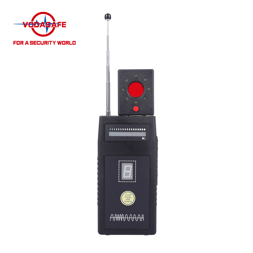 Vodasafe VS-8NLP: Detector de señales RF avanzado con puntero láser y buscador de lentes