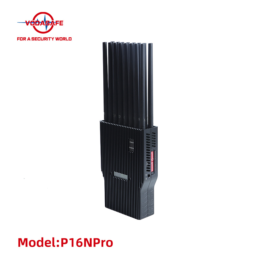 Vodasafe P16NPRO 16W bloqueador de señal móvil portátil de 16 bandas